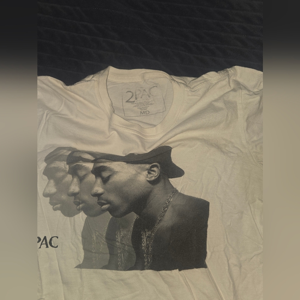 2Pac Graphic Tee in Classic White - Picture 2 of 3